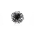 Modern Day Accents 5367 Erizo Urchin Small Black Sphere, 6" D - color: Black, size: Small