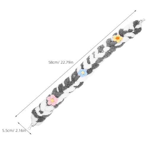 Totority Squirrel Climbing Rope Toy Rope Perch for Sugar Gliders Rats Hamsters and Small Pets Cage Enrichment and Activity Accessory 22.83 X 2.16 X 1.57 in 1 Pc
