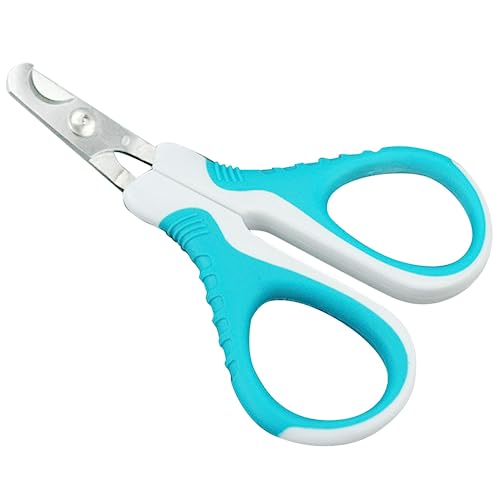 SunGrow Dog Nail Trimmer for Small and Medium Dogs, Cat Nail Claw Clipper, Non-Slip Handle, Professional Paw Grooming and Nail Care, Stainless Steel Blade