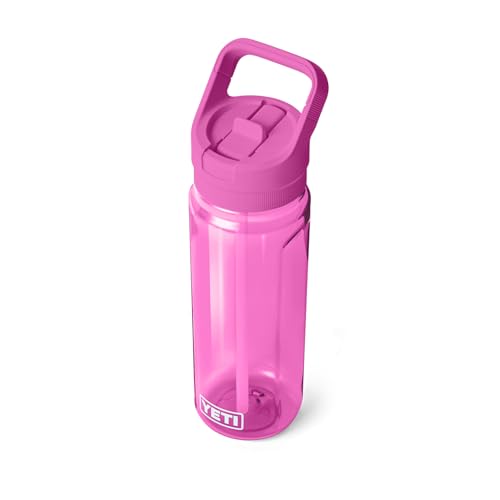 YETI Yonder 750 ml/25 oz Water Bottle with Yonder Straw Cap, Wildflower Fuchsia - color: Wildflower Fuchsia, size: 25 Ounces