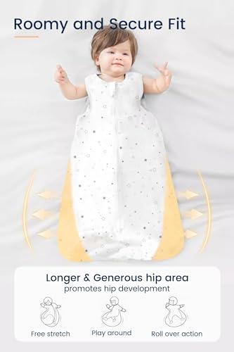 TotAha Toddler Sleep Sack 2T-3T-4T, Premium Light Wearable Blanket Baby Sleeping Bag with 2-Way Safe Zippers For Girl Boy - color: Savannah Animal, size: 2T-4T
