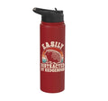 Easily Distracted By Hedgehogs Retro Hedgehog Men Women Kids Stainless Steel Insulated Water Bottle - color: Red