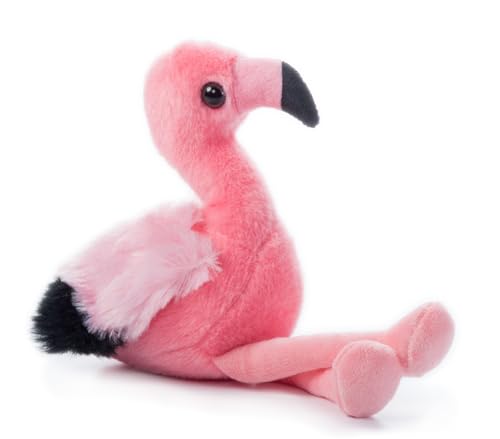The Petting Zoo Flamingo Stuffed Animal Plushie, Gifts for Kids, Wild Onez Babiez Zoo Animals, Flamingo Plush Toy 6 inches - color: Flamingo