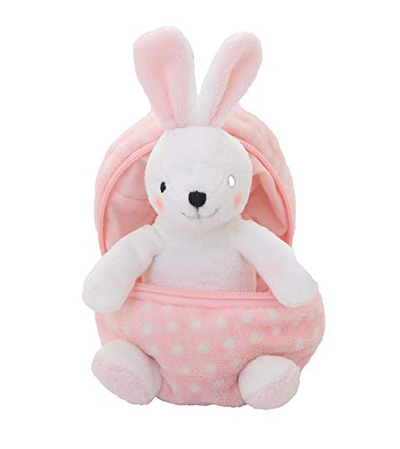 Easter Plush Stuffed Animal 6 Inches Surprise Zip Up Egg Hideaway Spring Inspired Gift for Girls and Boys Birthday Halloween Mother's Day (Easter 3 Sets) - color: Easter 3 Sets
