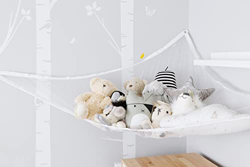 Dreambaby Jumbo Toy Storage Corner Hammock Net Organizer - 6 ft Long - Holds up to 30lbs Maximum Weight - Model L693