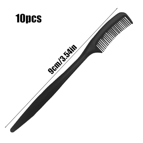 Bunny Brush | 10 Pieces Small Animal Hair Grooming Tool | Hamster Cleaning Supplies | for Tiny Pet Ferret Indoor Home Coat Sensitive Skin Daily Care - color: Black