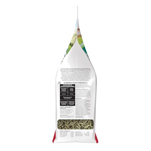 Oxbow Essentials Chinchilla Food, Made with Oxbow Alfalfa, Vitamin & Mineral Rich Food for Chinchillas, Small Animal Pet Pellets, Made in USA, High Fiber, 3 lb Bag | High-Fiber Chinchilla Food Pellets With Oxbow Alfalfa, Prebiotics, Chelated Minerals, No