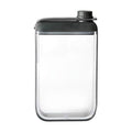 Rabbit Leak-Free Discreet Flask, Compact and Portable, Black Stainless Steel, 3.25" x 1.2" x 6" Dimensions, Perfect for Travel and Outdoor Use - size: 3.25" x 1.2" x 6"