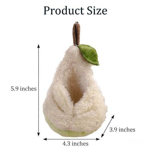 Pear-Shaped Hamster Sleeping Bag Bed, Hamster Hammock, Comfortable Cage Accessories for Small Pet Habitats, Plush Sugar Glider Hideout, Suitable for Mice, Gerbil, Golden Bear, Degu.