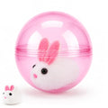 360° Self-Rolling Interactive Cat Toy Ball (Pink, Rabbit) | Automatic Rolling Pet Toy, Pet Fun Indoor Motion Activated Exercise Toys for Cats Dogs - color: Pink