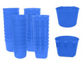 Pack of 40 Cage Cups Birds Feeders Seed Bowl Chicken Feeding Watering Dish Rabbit Water Food Hanging Wire Cages Box 8 oz Coop Cups for Pet Parrot Parakeet Game Fowl Poultry Pigeon - color: Blue 40 packs 8oz