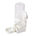 17oz Rabbit Water Feeder, Pet Cage Suspended Water Dispenser, Hanging Automatic Small Animal Bottle Bowl for Bunny Chinchilla Hedgehog Ferret Hamster - color: White