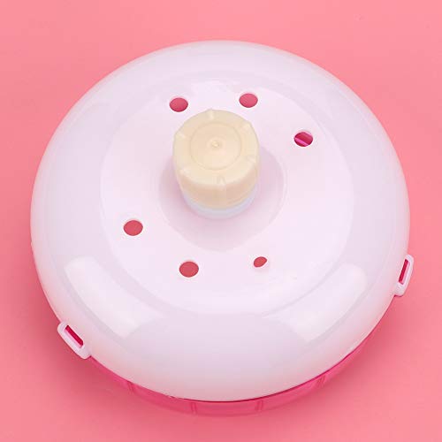 Hamster Running Wheel, Silent Plastic Exercise Roller Running Toy for Small Pets Cage Pink 4.53 Inch 1 Pack