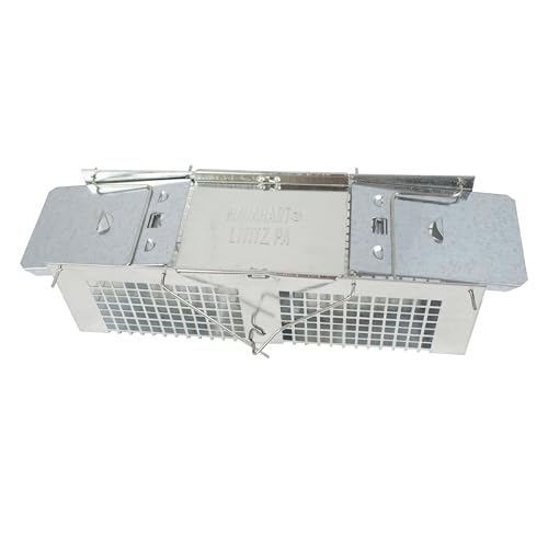 Havahart X-Small Animal Trap, 2-Door Humane Trap for Mice, Voles, Shrews | Humane Catch & Release Trap for Moles & Small Rodents, Galvanized Steel Mesh Construction, Weather-Resistant, Mouse Traps