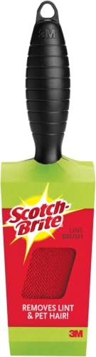 Scotch-Brite Lint Brush,Lint Remover for Pet Hair,Cat Fur,Dog Fur and Fluff,Great for Bedding,Sofas,& Clothing,Resuable,Double-Sided Head,No Adhesive,(Pack of 6) - size: 1 EA (Pack of 6)