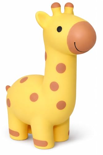 Multipet Giraffe Dog Toy | Latex Giraffe Dog Toy | Giraffes Squeaky Pet Toys | Squeaky Interactive Toys for Dogs (Yellow/Brown) - color: Yellow/Brown