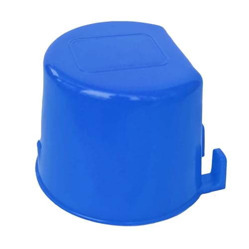 10pack Bird Feeder Waterer Food Bowl for Cage Chicken Hanging Water Cup Bottle Treats Dish Feeding Container Box for Coop Seed Dispenser for Pigeon Quial Parrot - color: Blue 10 packs