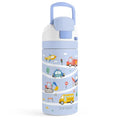 Construction Kids Insulated Stainless Steel Water Bottle 16 Oz, Travel Tumbler for School, Sports for Boys, Birthday, Back To School - color: Construction