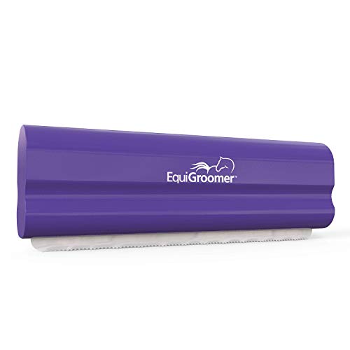 EquiGroomer 5-Inch Undercoat Deshedding Brush for Dogs & Cats, Purple | Best for dogs up to 100 lbs and cats of any size, short or long hair, stainless blade, no cutting or pulling - color: Purple, size: 5 Inch