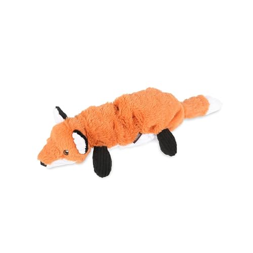P.L.A.Y. Cute Plush Dog Toys - Forest Friends Critter Themed Durable Squeaker Crinkle Chew Toy, Great for Puppies & Small, Medium, Large Dogs - Machine Washable, Recycled Materials (Fox) - style: Forest the Fox