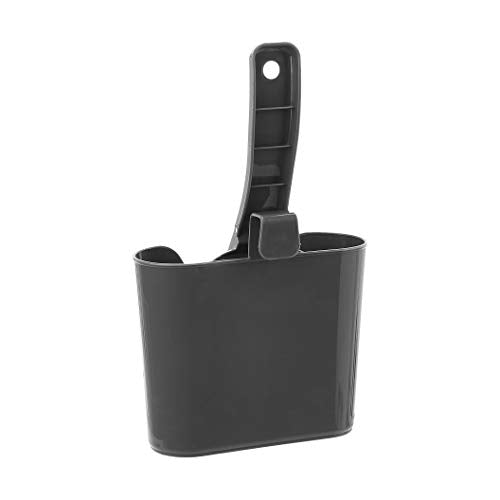 Amazon Basics Durable Cat Litter Scoop with Holder, Hangs on Litter Box, Efficient Scooper, 1 Count (Pack of 12) - size: 1 Count (Pack of 12)