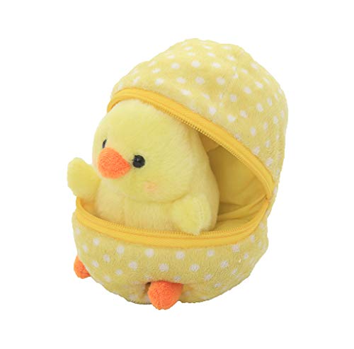 Easter Stuffed Animal - 6 inch - Surprise Zip up Egg Hideaway Springtime Inspired Plush Toy Gift for Kids, Boys and Girls - Easter Mother's Day Birthday (Chick-Egg) - color: Chick-egg