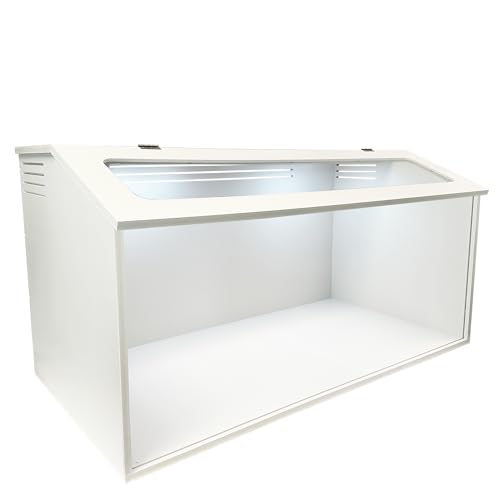 Sahara Cage - Unique & Modern Cage for Hamsters, Gerbils, Degus, Rats, Hedgehogs, Reptiles, and Other Small Animals (Large) - size: Large