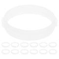 Beavorty 20pcs Hamster Tunnel Rings and Tube Connectors White Plastic Cage Expansion Kit for Small Animals’ Hideout and Exploration Flexible DIY Hamster Cage Tubes for Mice