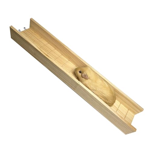 Guinea Pig Bridge, Small Animal Wooden Ladder Ramp, Guinea Pig Cage Ramp Bridge, Guinea Pig Cage Accessories for Guinea Pigs, Ferrets, Chinchillas (Extra Large) - size: 70 cm