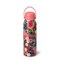 Swig Life 32oz Insulated Water Bottle with Straw Lid, Secret Garden | Double Insulated Stainless Steel - Leak Resistant Lid - Straw Included - Keeps Drinks Cold - Cup Holder Friendly - color: Secret Garden, size: 32 Ounces