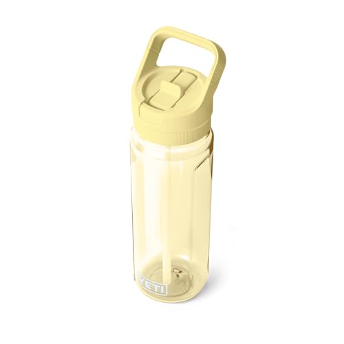 YETI Yonder 750 ml/25 oz Water Bottle with Yonder Straw Cap, Daybreak Yellow - color: Daybreak Yellow, size: 25 Ounces