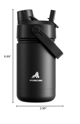 12 oz Kids Leakproof Water Bottle: 2-in-1 Straw Spout Lid, BPA-Free, Easy Carry, Keep Cold 24H, Cupholder Friendly, Stainless Steel Cup for Summer Camp, Playground, Trip, Birthday Gift (Dark Knight) - color: Dark Knight, size: 12 Ounces
