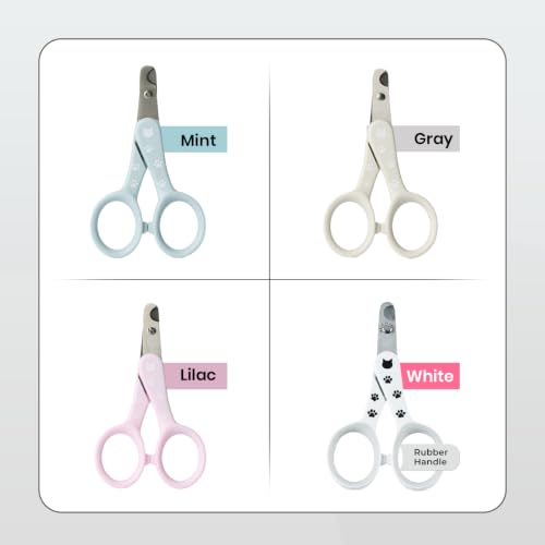 Necoichi Purrcision Stainless Steel Cat Nail Clipper, Made in Japan (White) - style: White