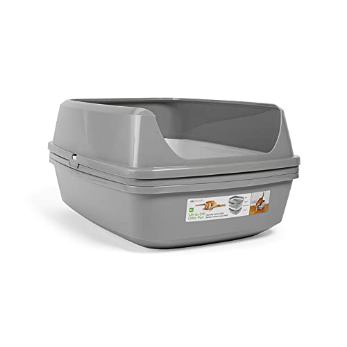 So Phresh by Petco Grey & White Lift-to-Sift Cat Litter Pan X-Large 22.4" L X 16.9" W X 10.6" H