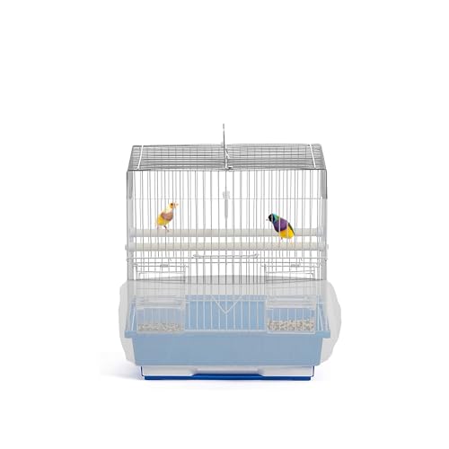 Universal Bird Cage Seed Catcher Universal Mesh Skirt Cover Stretchy Small Animal Cages Cover Pet Removable Durable Protector (White, Extra Small) - color: White, size: X-Small