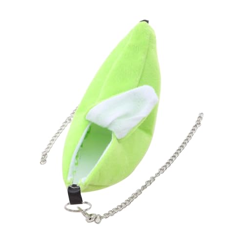 Hamster Hammock Soft Bed Small Pet House Animals Hamster Hanging House Cage Nest for Guinea Pig Rat Chinchilla Sleep and Play (Green Bandana)