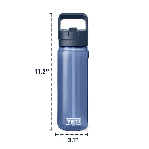YETI Yonder 750 ml/25 oz Water Bottle with Yonder Straw Cap, Daybreak Yellow - color: Daybreak Yellow, size: 25 Ounces