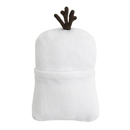 NoJo Disney Frozen Winter Cheer White, Orange, Brown Olaf Character Shaped Blanket - color: Frozen - Winter Cheer