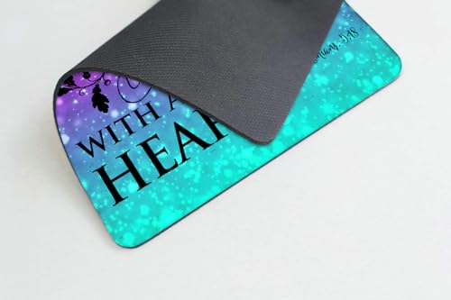 Inspirational Quote，Grateful Heart Mouse pad Customized Mousepad Non-Slip Rubber Base Mouse Pads for Computers Laptop Office Desk Accessories Mouse pad - color: Inspirational quote，Grateful heart