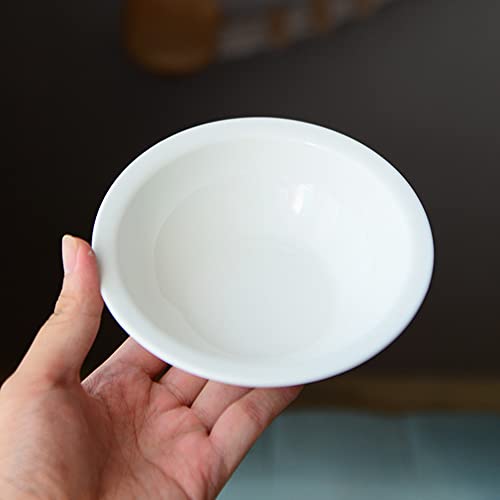2-Pack Ceramic Pet Bowls for Cat and Dog - Food & Water Dish Set, Made of Food-Safe Bone China, Easy Clean & Dishwasher Safe, Ideal for Multiple Pets or Replacement