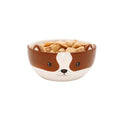 Winkee - Cereal Bowl Dog Style I Adorable Ceramic Bowl with Dog Features I Stoneware in Cute Dog Design