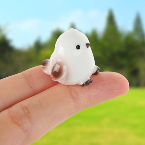 18 Pieces Mini Birds Animals Tiny Resin Animals for Dollhouse Fairy Garden Landscape Aquarium Party Decorations - style: Bird