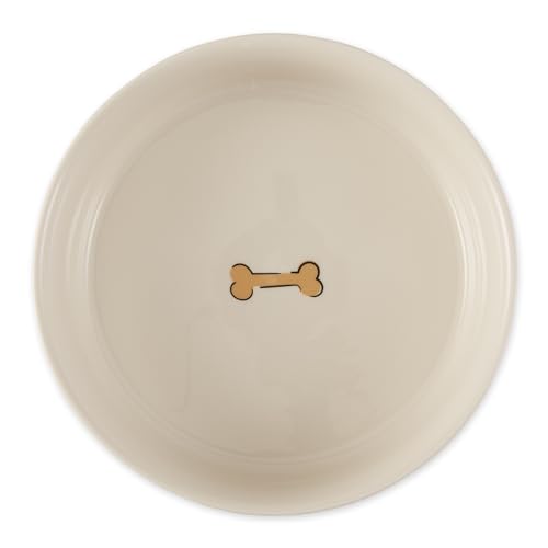 Bone Dry Ceramic Food Bowls, Non-Slip & Dishwasher Safe, Large Set, 7.5x2.4 Terrazzo - color: Terrazzo, size: Large Set, 7.5x2.4"
