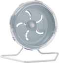 8 Inch Silent Hamster Wheel, Adjustable Height, Anti-Slip Chew-Proof, Stable Small Pet Running Wheel Perfect for Syrian Hamsters, Dwarf Mice and Tiny Pets Exercise (Blue)