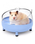 Meow&Woof Hamster Sand Bath Container, Large Sandbox Toilet Gerbil Batheoom, Tiny Chinchilla Dust Bathtub Sand Bath Box for Hamster Cage Accessories 5.2 Inch - Blue - color: Blue