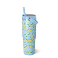 Swig Life 30oz Leakproof To-Go Tumbler with Handle, Lemon Meringue | Leakproof Lid - Triple Insulated Stainless Steel - Handle & Straw Included - Cup Holder Friendly - Dishwasher Safe - color: Lemon Meringue