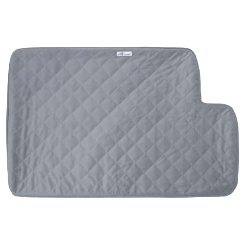 Paw Inspired Fitted Fleece Top Pan Liner for Critter Nation Cage, Gray | Tray Cover with Notch for Ferret Nation/Critter Nation Cage, For Ferrets, Rats, Chinchillas, Hedgehogs, Small Animals, Pets - color: Gray, size: Top Pan Liner