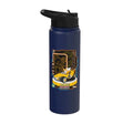 Sonic Racing CrossWorlds - Tails Stainless Steel Insulated Water Bottle - color: Navy Blue