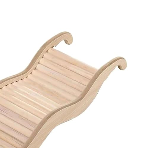Hamster Wave Climbing Ladder, Multifunctional Interactive Small Animals Stairs Bridge Cage Decoration(21x8.5cm) - color: 21x8.5cm