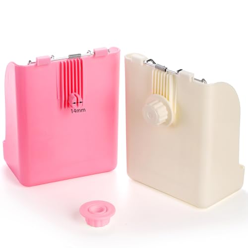 Foraineam 2 Pack Hay Feeder for Rabbits and Guinea Pigs - Plastic Food Bowl, Less Waste Rack Manger, Dispenser for Chinchillas and Other Small Animals